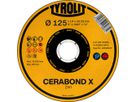 TYROLIT Trennscheibe CERABOND X 115 x 1mm, gerade Stahl+INOX