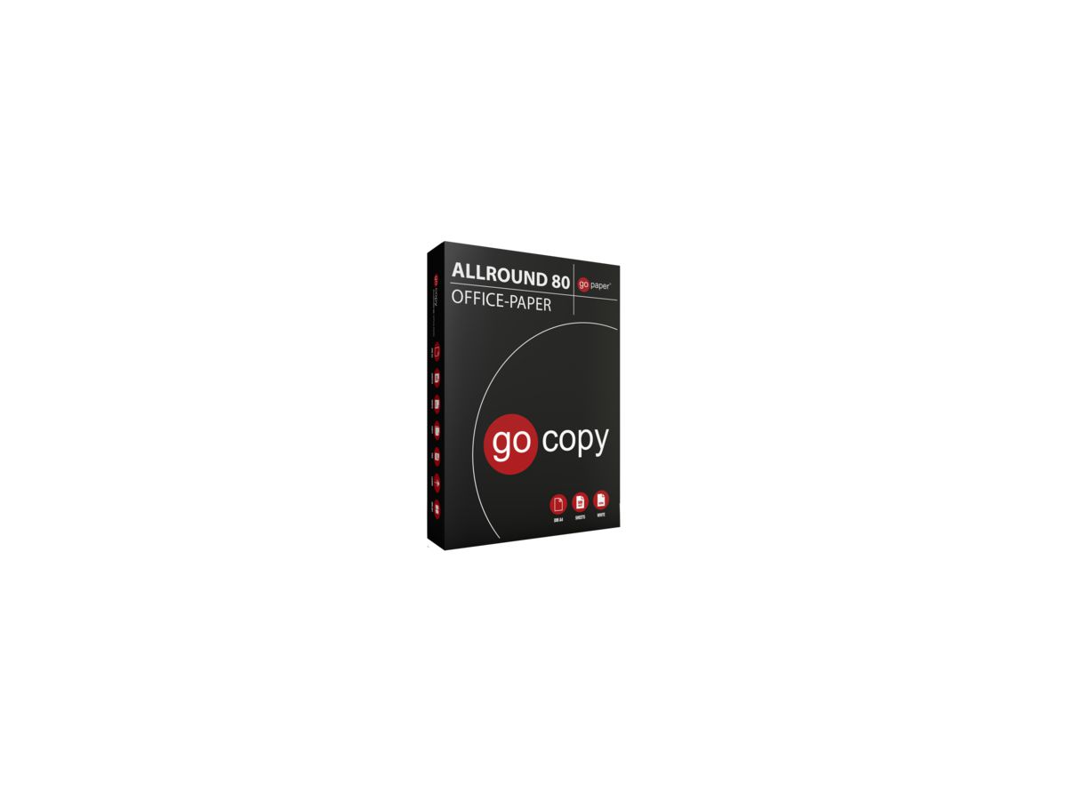 go copy Kopierpapier allround80 701-34510 A4 75g ws 500 Bl/Pack.