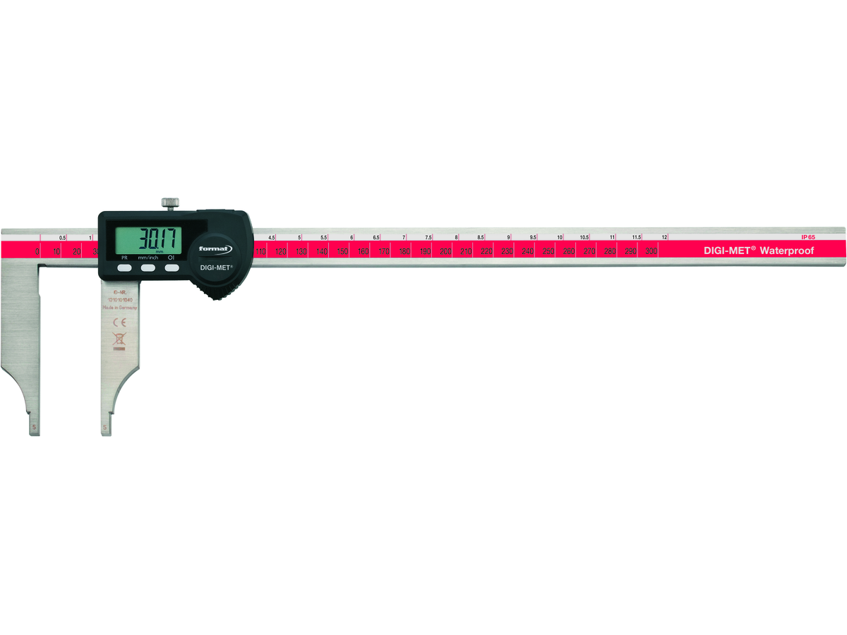 FORMAT Werkstattmessschieber IP65 digital ohne Messspitzen