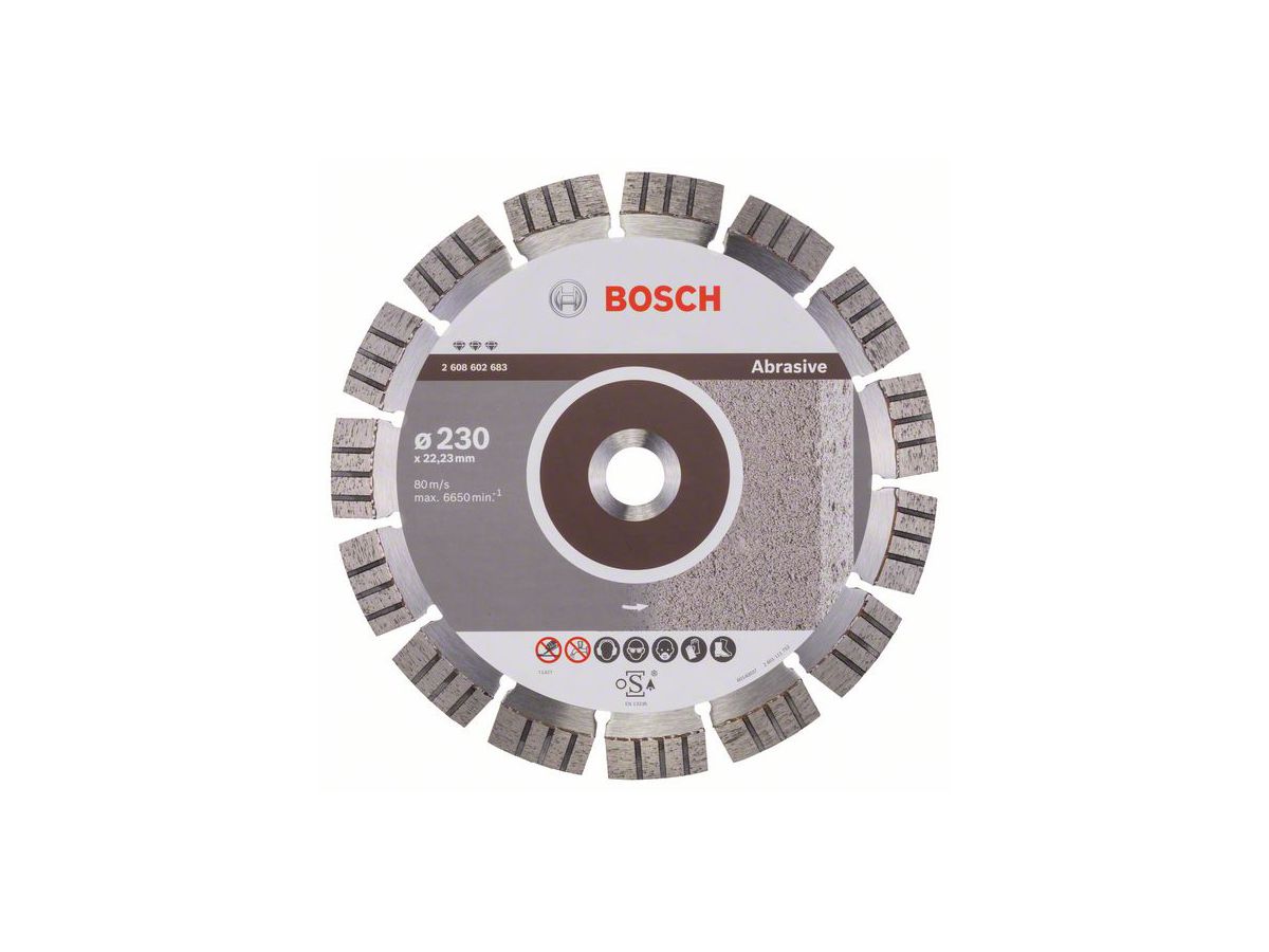 BOSCH Diamanttrennscheibe Best for Abrasive 230x22,23 mm
