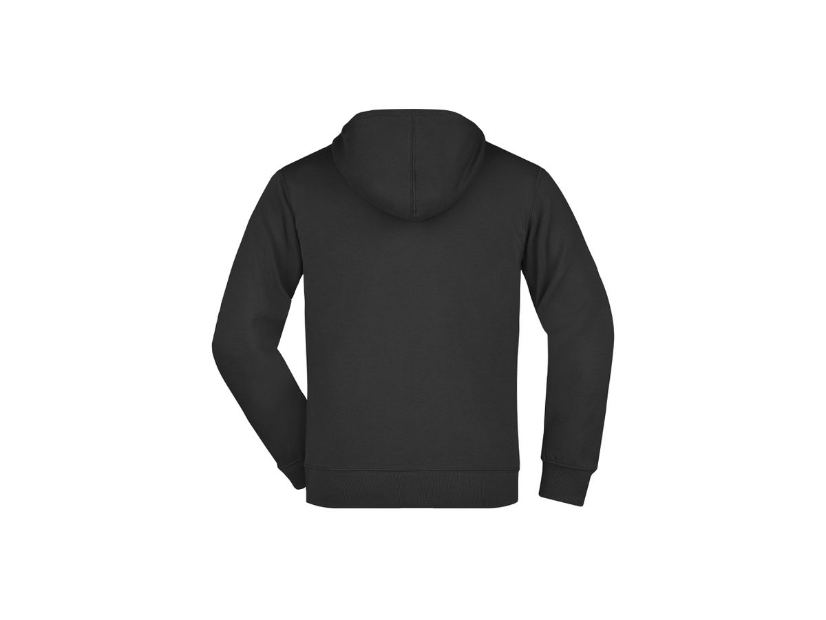 JN Mens Hooded Jacket JN042 80%BW/20%PES, black, Größe M