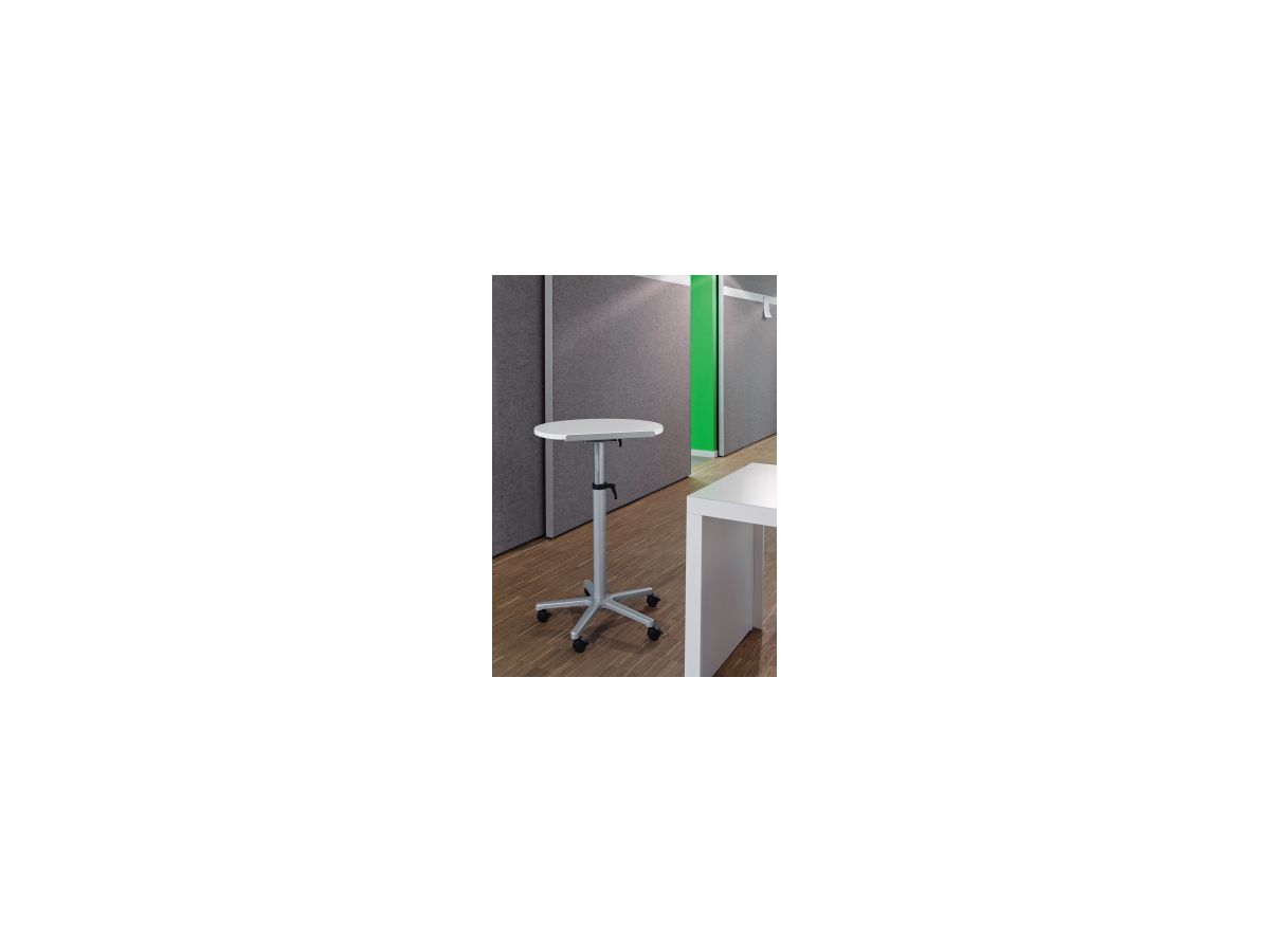 MAUL Stehpult ergonomisch 9304102 weiß höhenverstellbar 72-118cm
