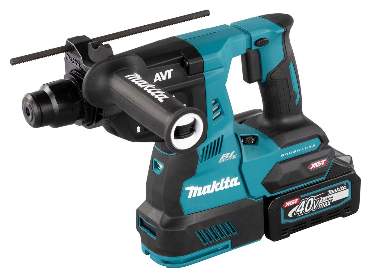 MAKITA Akku-Kombihammer HR003GM201 SDS Plus 2x40V/4,0 Ah, Ladegerät, MAKPAC