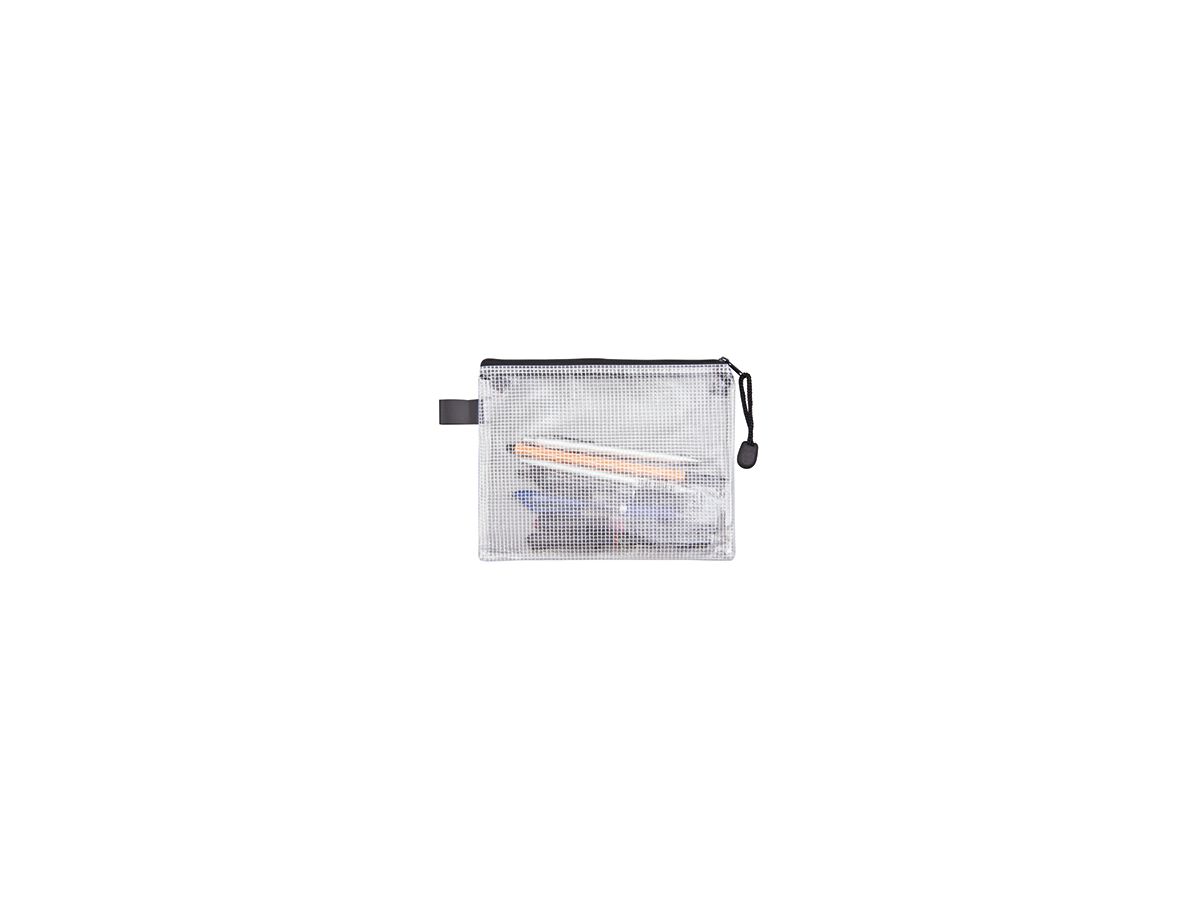 Reißverschlussbeutel DIN A5 PVC schwarz