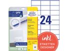 Avery Zweckform Universaletikett 3490 70x36mm weiß 600 St./Pack.