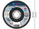 BOSCH D=125mm Fächer B:M TOP K40 (VE 10