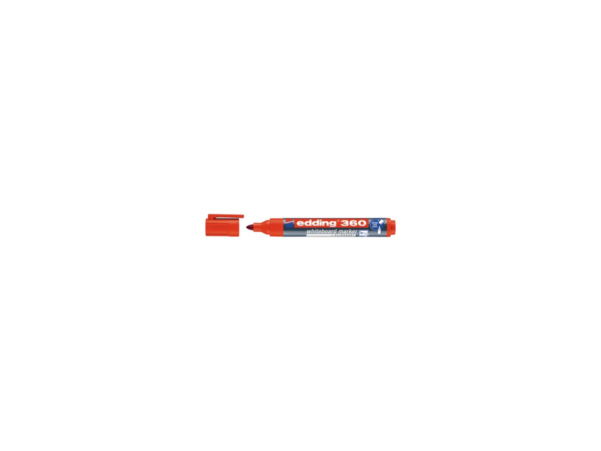 edding Boardmarker 360 4-360002 1,5-3mm Rundspitze nachfüllbar rt
