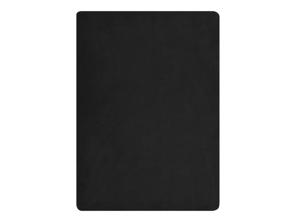 JN Fleece Blanket JN900 100%PES, black, Größe one size