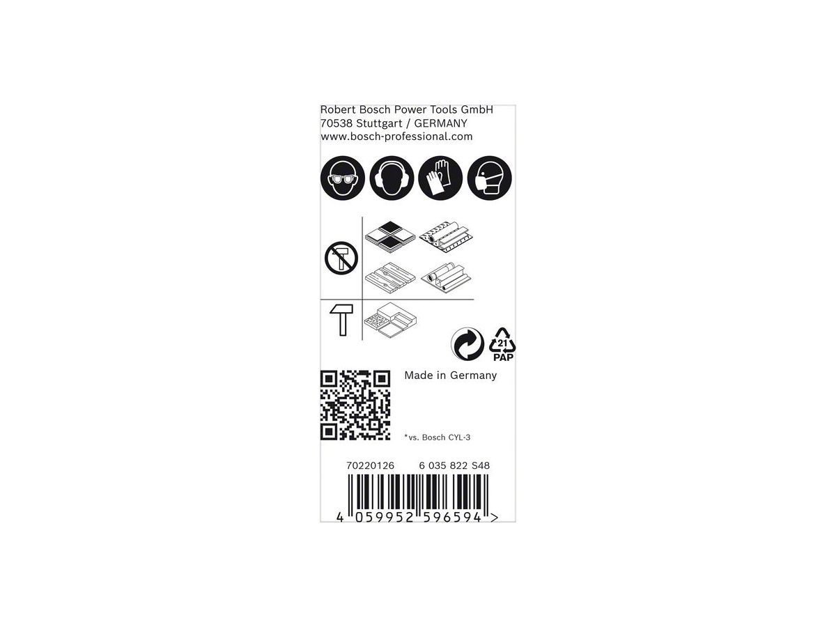 BOSCH MultiConstruction Bohrer Cyl-9 EXPERT 16x150x200 mm, zylindrisch