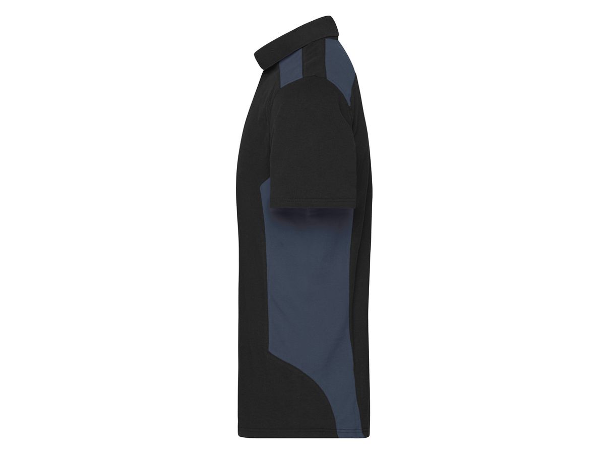 JN Men's Workwear Polo - STRONG - JN1826 black/carbon Gr. 2XL