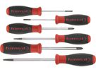Screwdriver set 6pc round PZ FORMAT