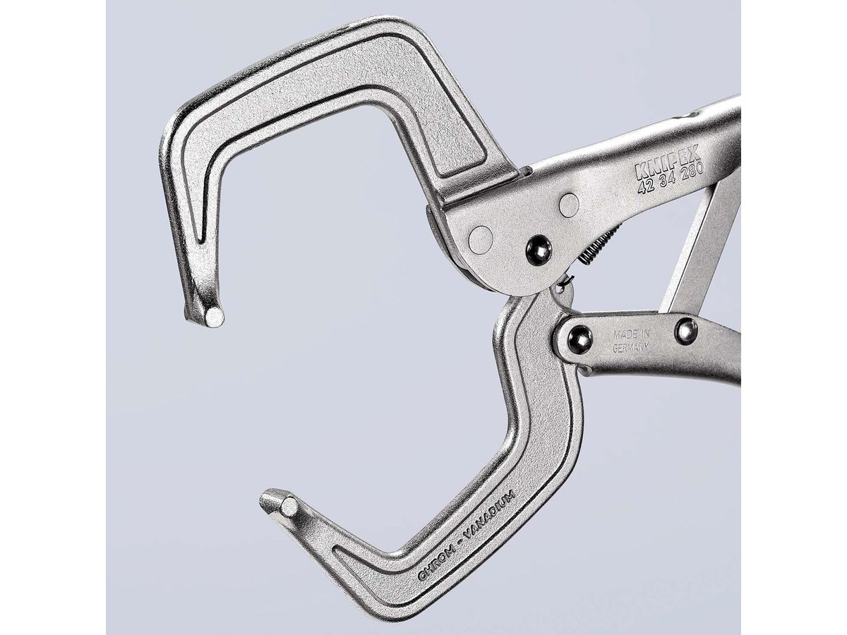 KNIPEX 42 34 280 Schweiß-Gripzange verzinkt 280 mm