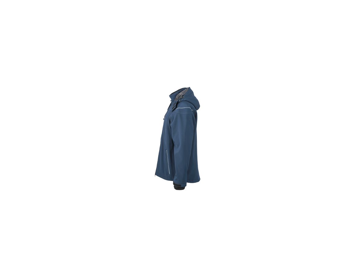 JN Mens Winter Softshell Jacket JN1000 95%PES/5%EL, navy, Größe M