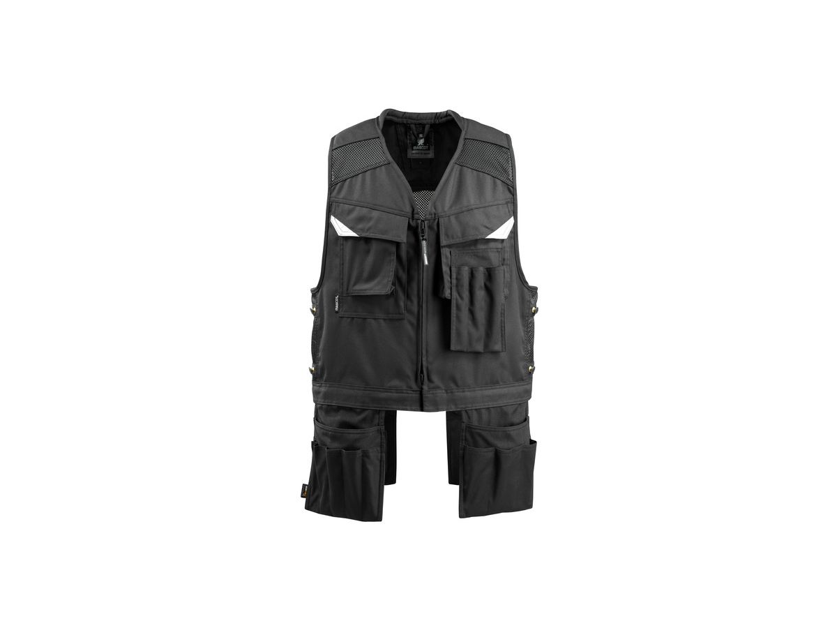 MASCOT Hardwear Werkzeug-Weste Baza Gr. S schwarz 15089-154
