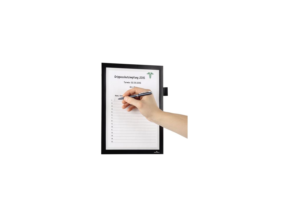 DURABLE Magnetrahmen DURAFRAME Note 499301 DIN A4 schwarz