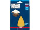 Bosch EXPERT C470 Delta Schleifpapier m.7  Löchern 100x150mm K240 10 Stk/VE