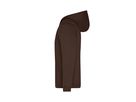 JN Promo Zip Hoody Men JN756 80%BW/20%PES brown Gr. 4XL