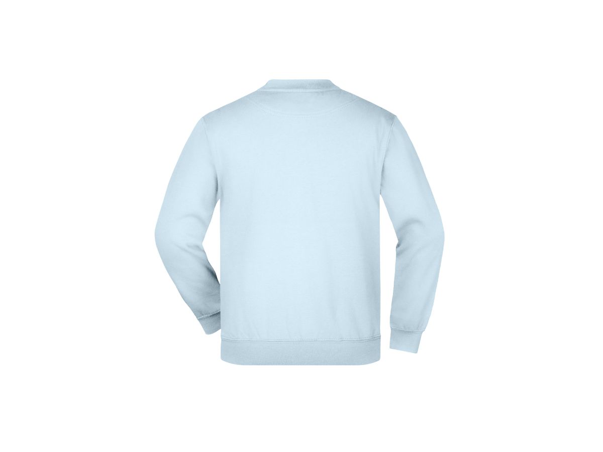 JN Round-Sweat Heavy Junior JN040K 80%BW/20%PES, light-blue, Größe M