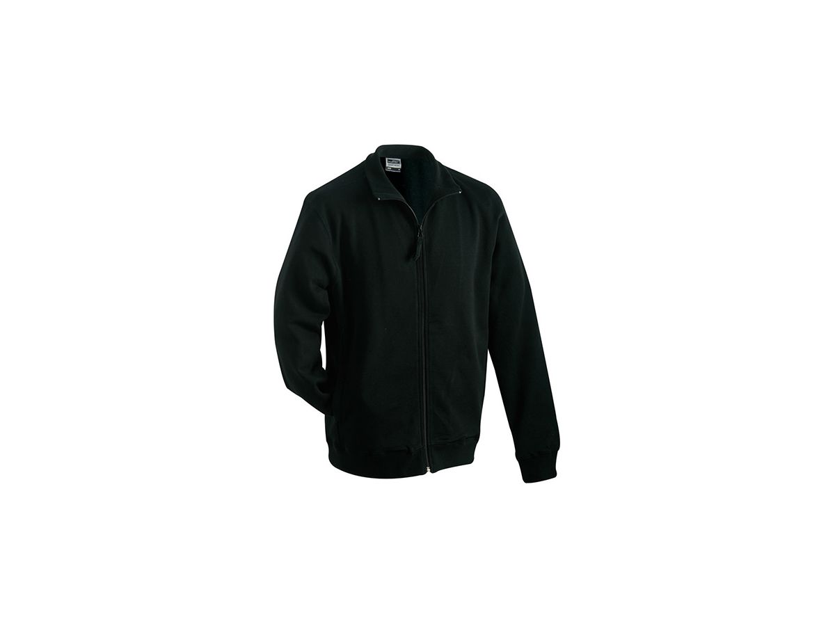 JN Sweat Jacket JN058 100%BW, black, Größe XL