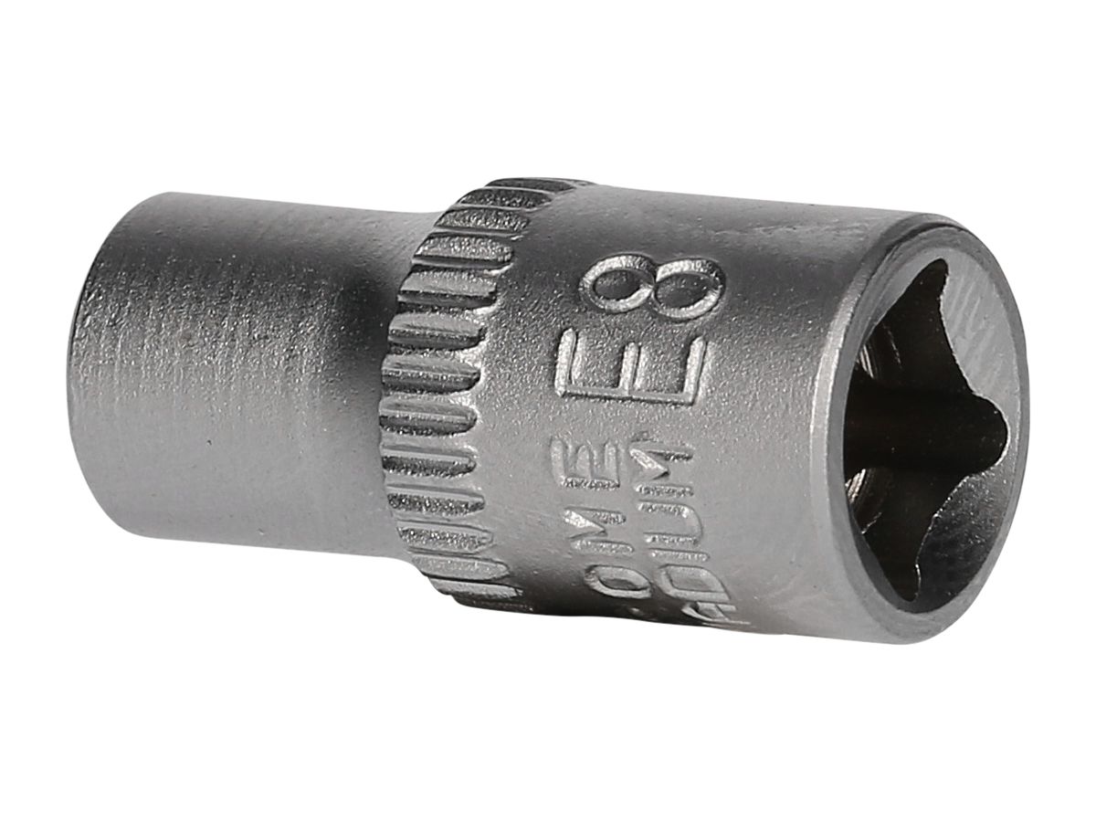 BRILLIANT TOOLS 1/4" TORX Steckschlüssel-Einsatz,25mm, E8