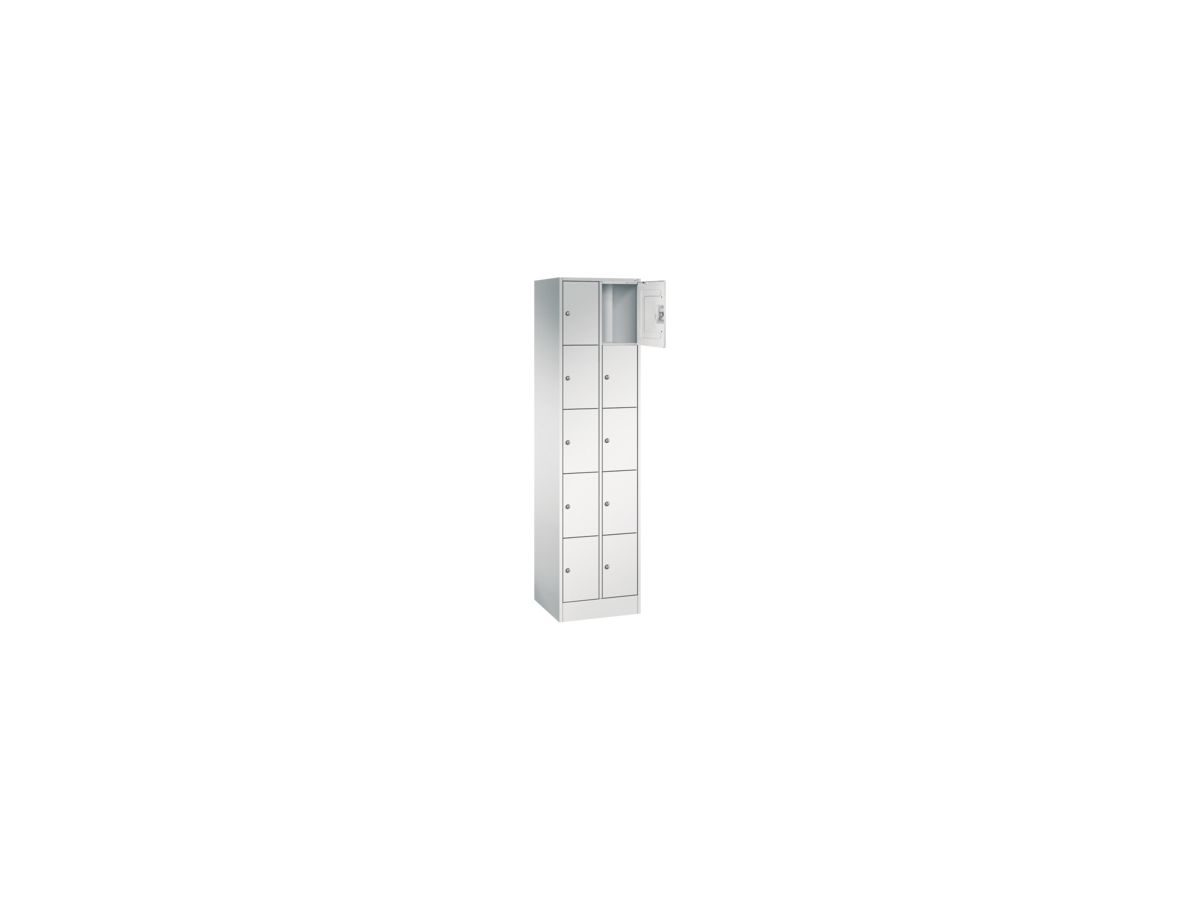 Fächerschrank 10 Fächer 1950x460x480 mm 7035/7035