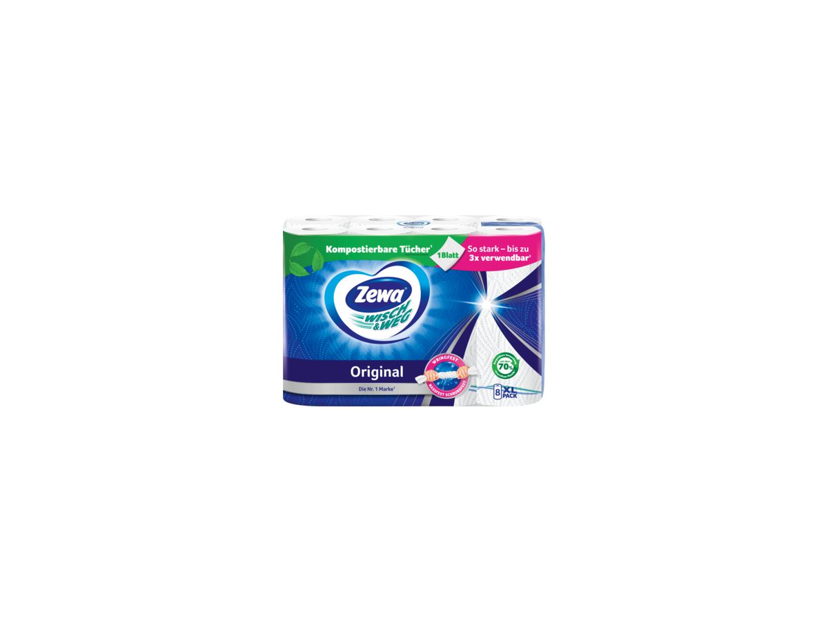 Zewa Küchenrolle Wisch und Weg 2.949.873 8 Rl./Pack.