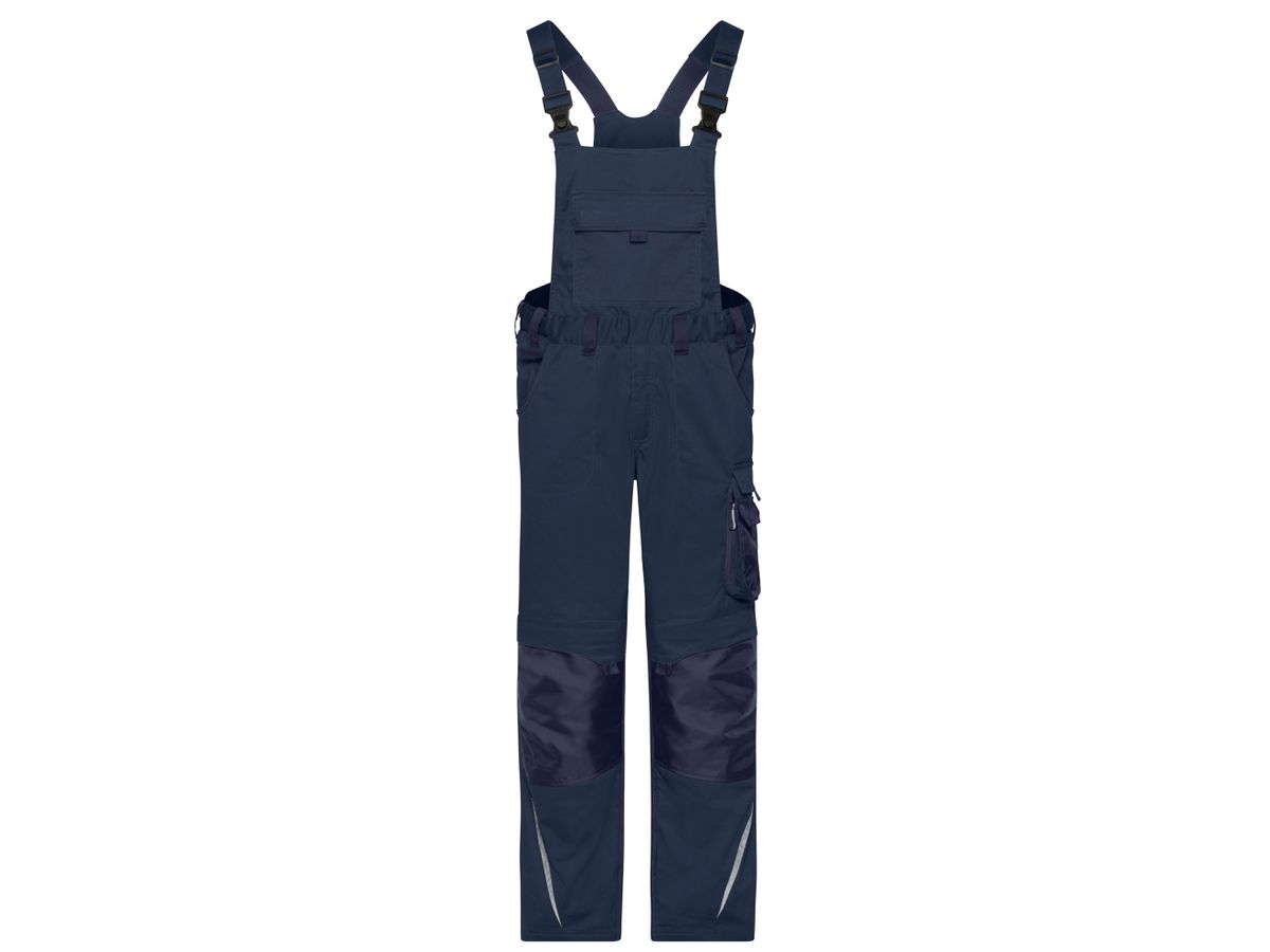 JN Workwear Pants with Bib JN1833 navy/navy Gr. 25