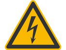 Warnschild elektrische Spannung