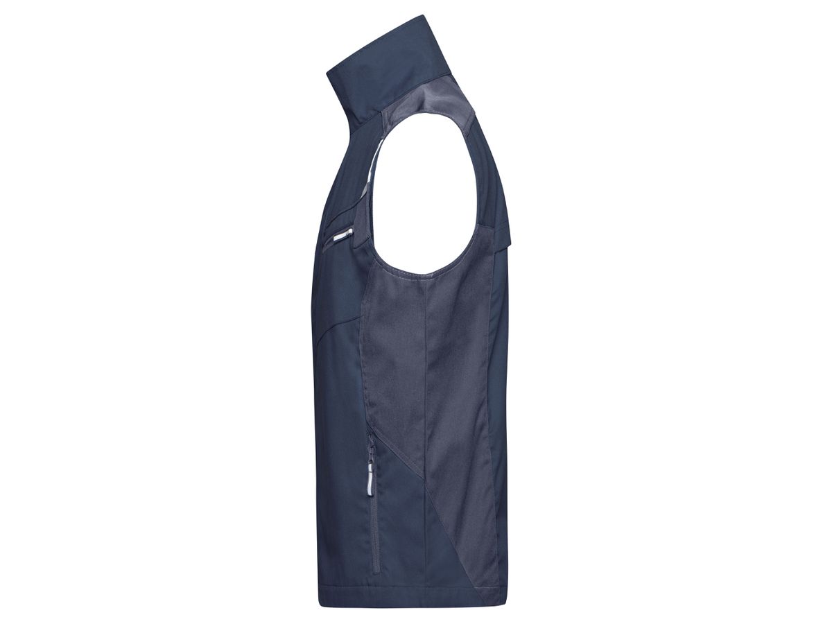 JN Workwear Vest JN822 65%PES/35%BW, navy/navy, Größe S