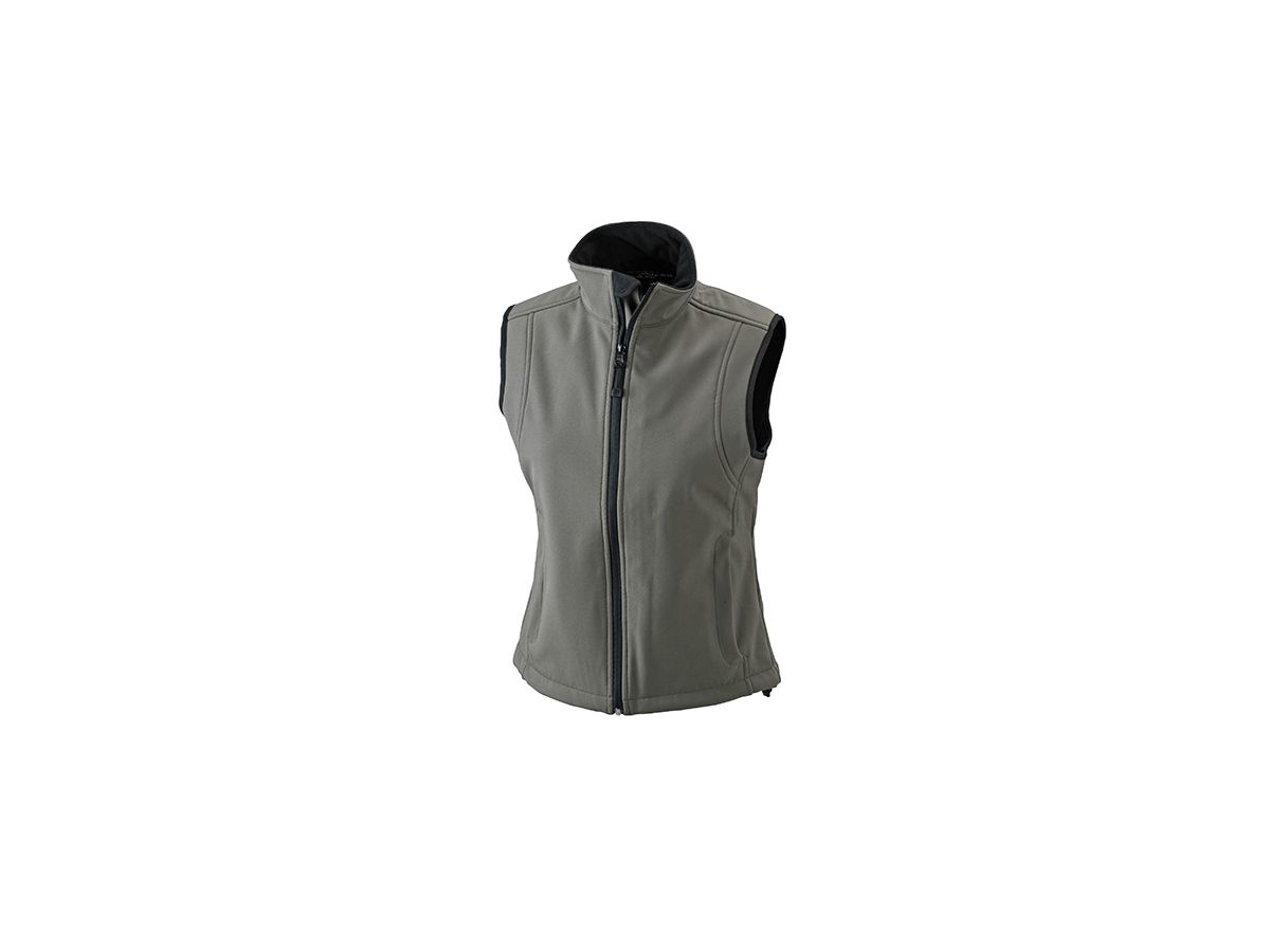 JN Ladies Softshell Vest JN138 95%PES/5%EL, olive, Größe XL