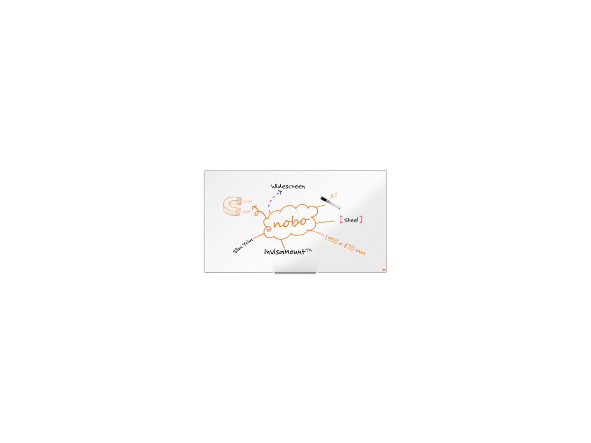 Nobo Whiteboard Impression Pro 1915256 NanoCleanT 87x155cm