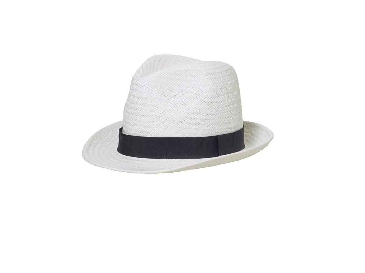 mb Urban Hat MB6597 100%PAPIER, white/black, Größe L/XL