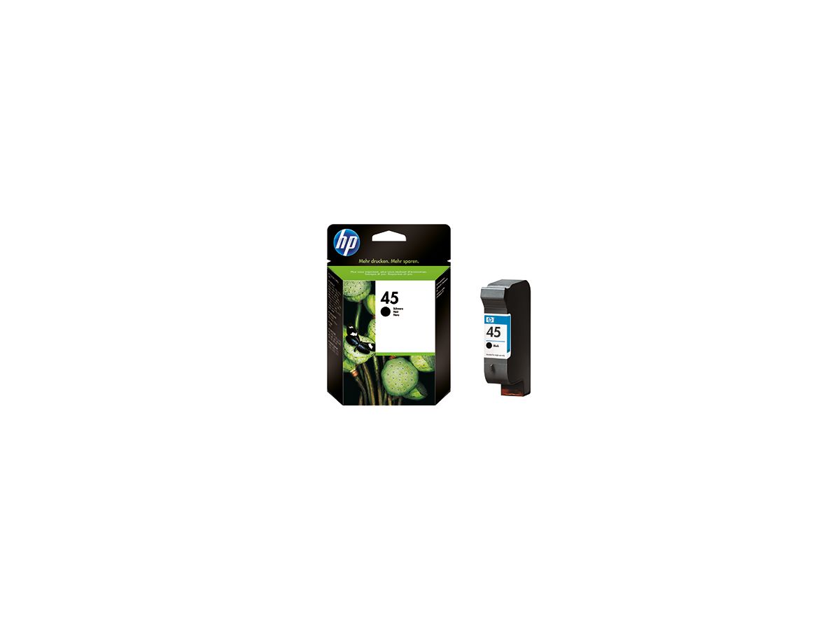 HP Tintenpatrone 51645AE Nr.45 830Seiten 42ml schwarz