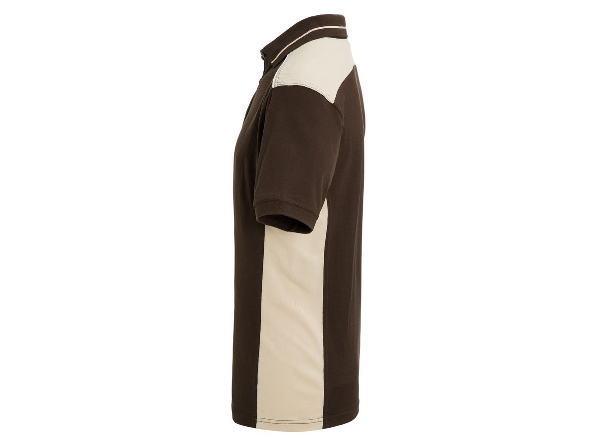 JN Men's Workwear Polo - COLOR - JN858 brown/stone, Größe 5XL