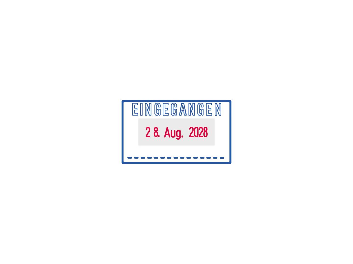 trodat Datumstempel Printy-Dater 4750/L1 41x24mm EINGEGANGEN gr/sw
