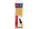 STABILO Fineliner point 88 88/6 0,4mm farbig sortiert 6 St./Pack.