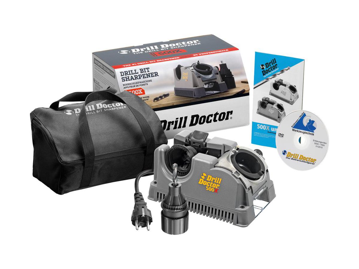 Bohrerschleifmaschine in Stofftasche Drill Doctor 500X 230V